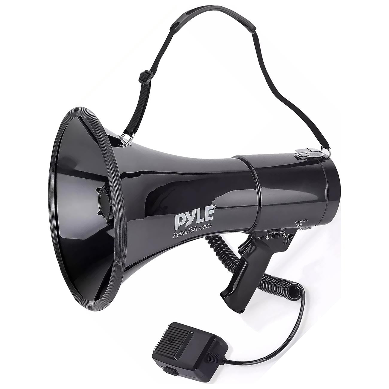 Pyle 50 Watt Megaphone With Built-In Siren