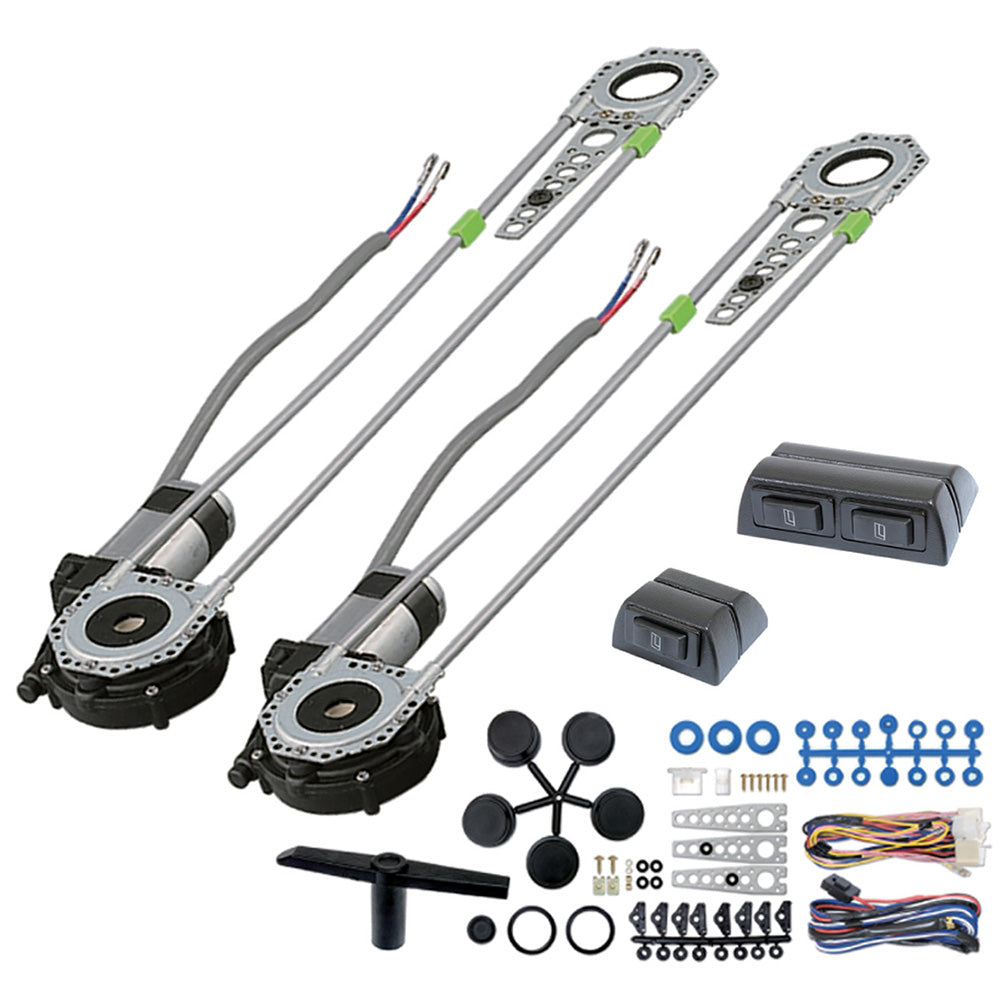 POWER WINDOW KIT UNIVERSAL W/3 SWITCHES; NIPPON