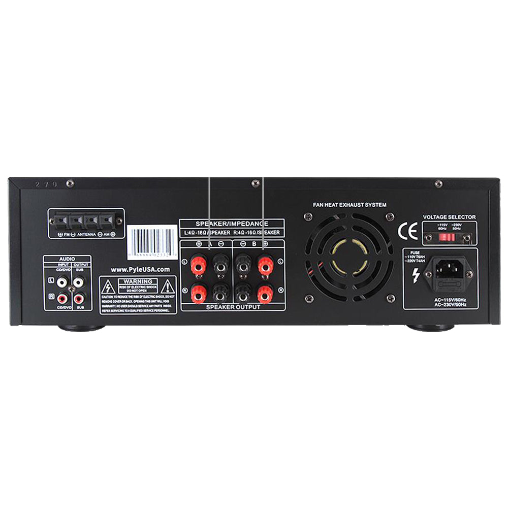 Pyle 61W Stereo Receiver AM/FM Tuner