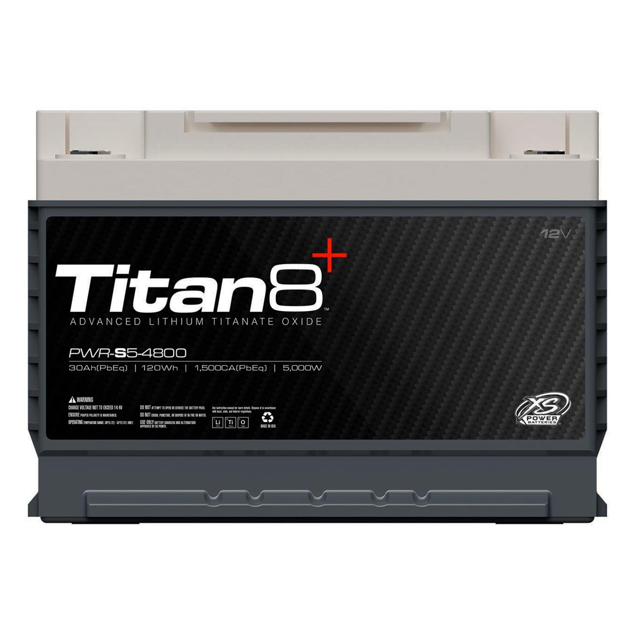 XS Power Titan 8 Lithium Battery 5000 Watts / 30Ah