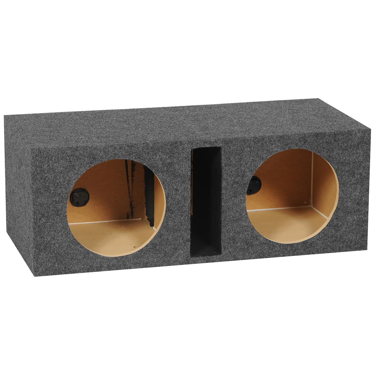 QPower Dual 10" Slot-Ported Empty Woofer Enclosure