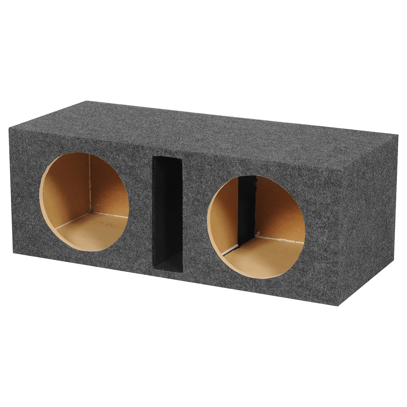 QPower Dual 10" Slot-Ported Empty Woofer Enclosure