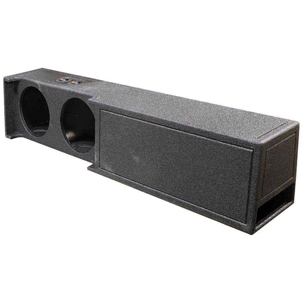 QPower "QBOMB" Dodge Ram Crew Cab '19-'24 Dual 10" Sealed Woofer Box