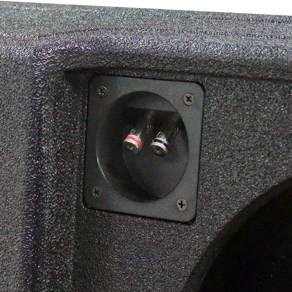 QPower "QBOMB" Ford F-Series Super Crew '09-'24 Dual 12" Vented Empty Woofer Box