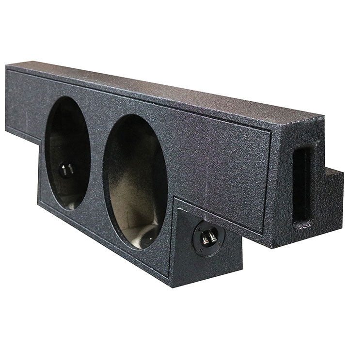 QPower "QBOMB" Chevy/GMC Crew Cab '04-'06 Dual 10" Vented Empty Woofer Box