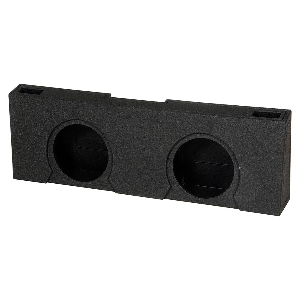 QPower "QBOMB" Chevy/GMC Crew Cab '07-'13 Dual 12" Vented Empty Woofer Box