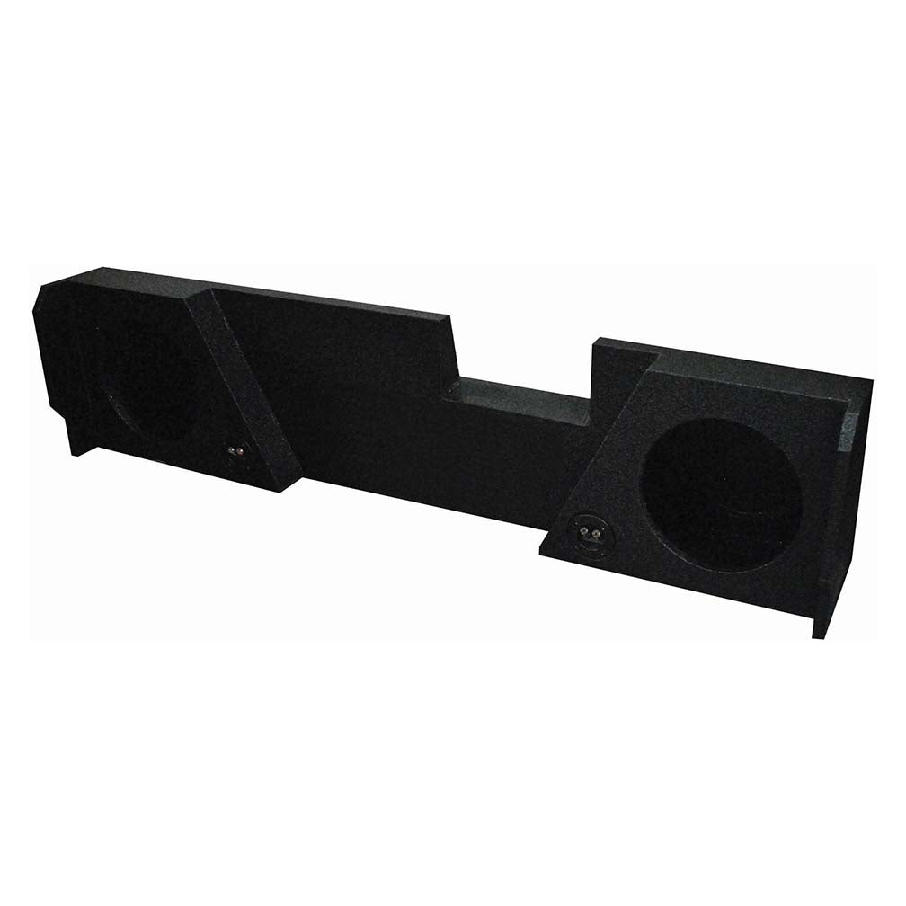 QPower "QBOMB" Chevy/GMC Double Cab '14-'24 Dual 10" Empty Woofer Box