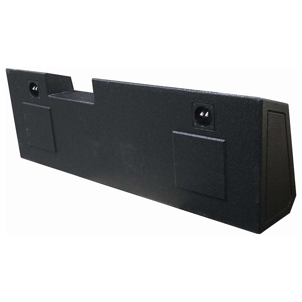 QPower Chevy/GMC Crew Cab or Double Cab '18 - '24 Dual 10" Sealed Woofer Enclosure