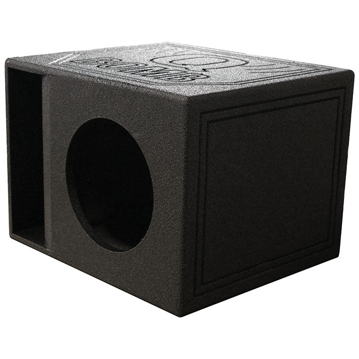 QPower ‚ÄúQBOMB‚Äù Single 10‚Ä≥ Horn-Ported Empty Woofer Box