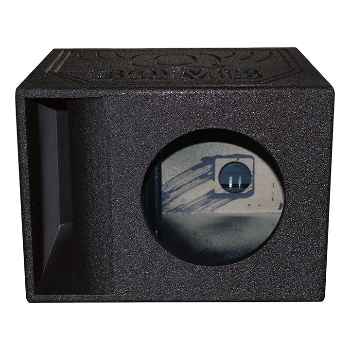 QPower ‚ÄúQBOMB‚Äù Single 10‚Ä≥ Horn-Ported Empty Woofer Box