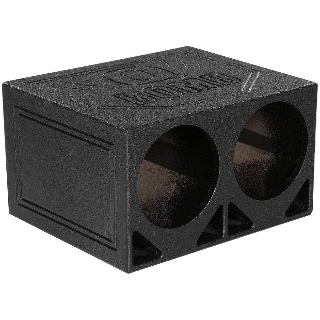 QPower ‚ÄúQBOMB‚Äù Dual 12‚Ä≥ Turbo-Ported Empty Woofer Box