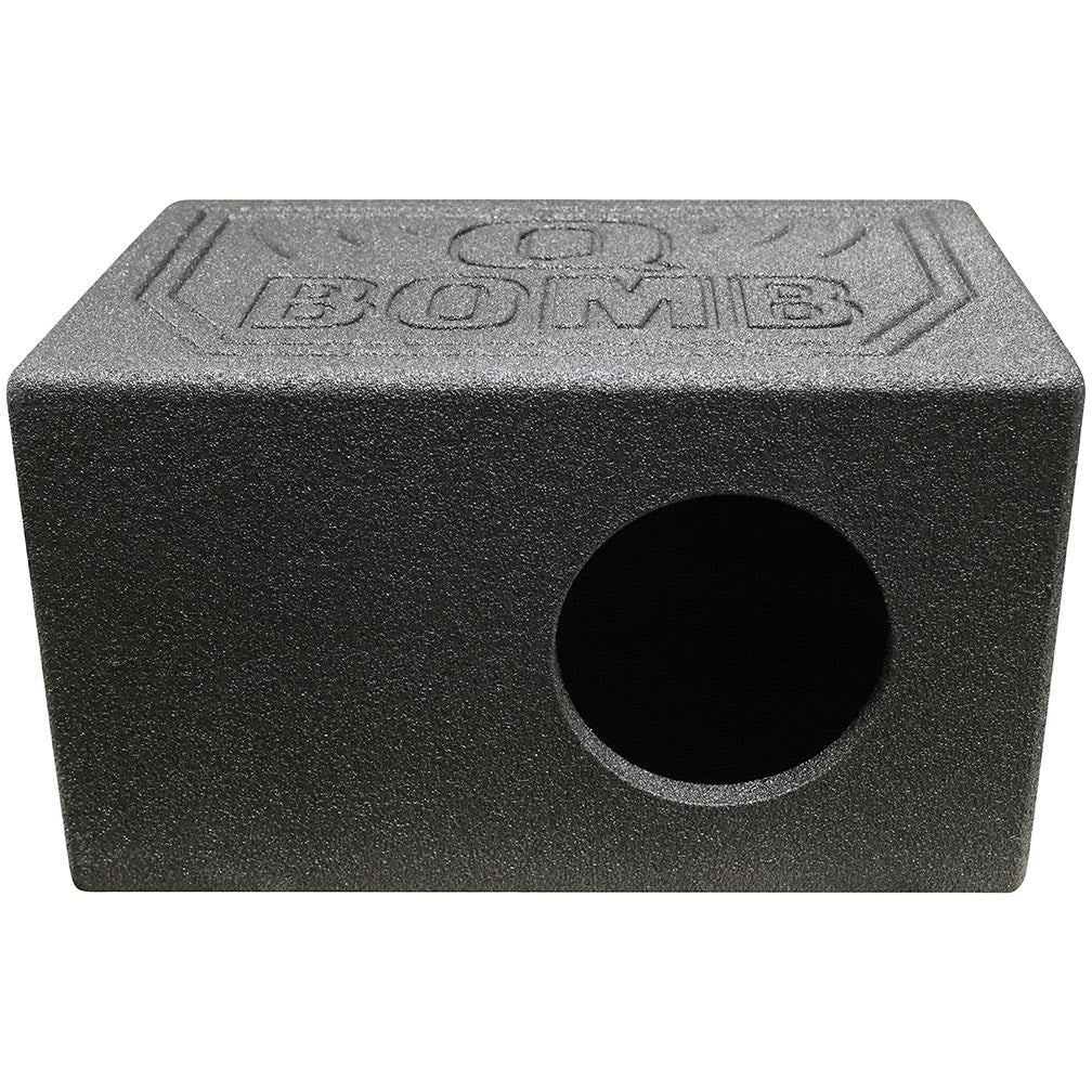 Qpower Single 6.5" Enclosure Vented QBOMB with Spray liner