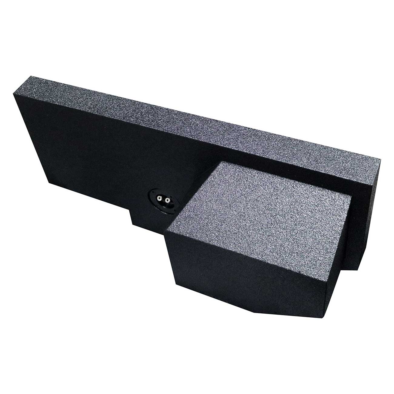QPower ‚ÄúQBOMB‚Äù Dodge Ram Quad Cab ‚Äô02-‚Äô24 Single 10‚Ä≥ Sealed Empty Woofer Enclosure