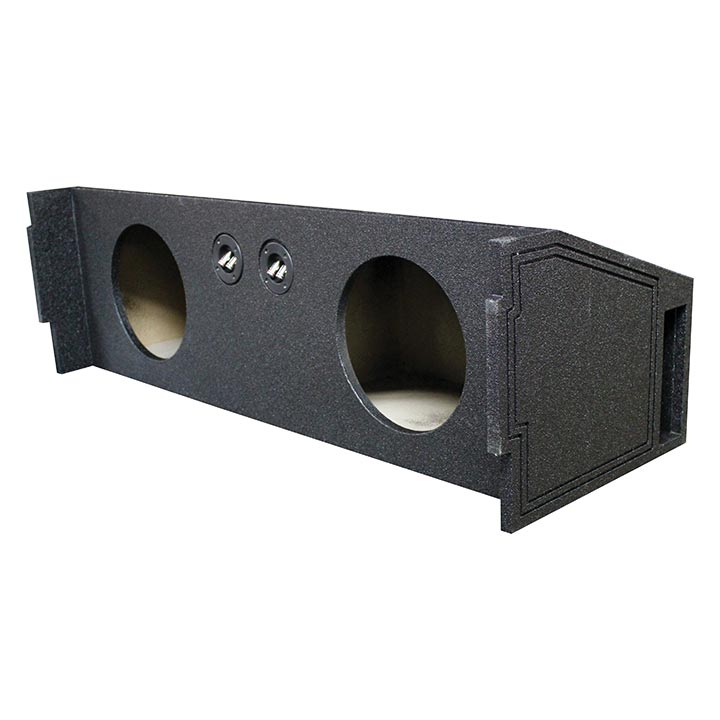 QPower "QBOMB" Dual 10‚Ä≥ Vented Empty Woofer Box - All Full Size SUV