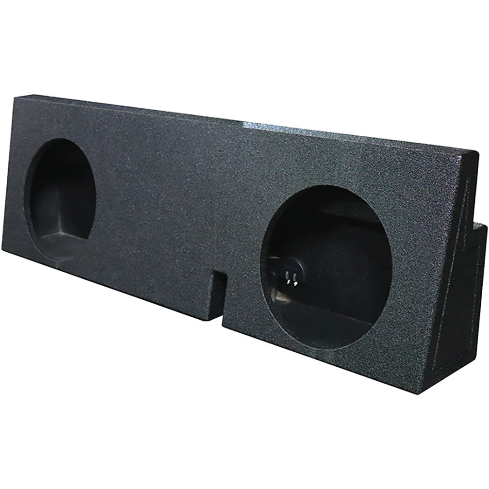 QPower "QBOMB" Toyota Tacoma Double Cab '05-'24 Dual 12" Sealed Woofer Box
