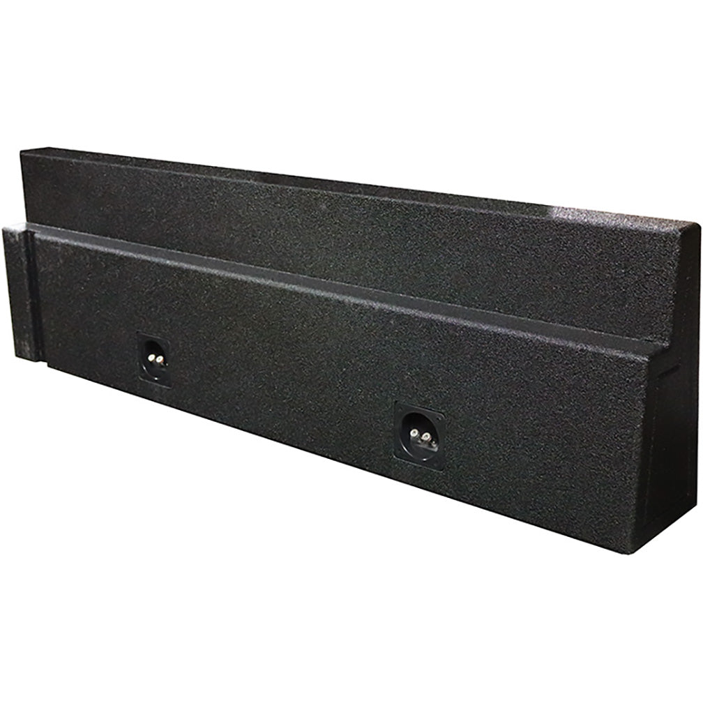 QPower "QBOMB" Toyota Tacoma Double Cab '05-'24 Dual 12" Sealed Woofer Box