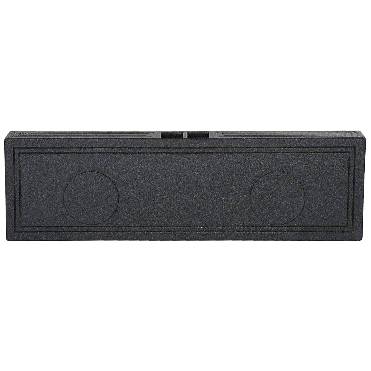 Qpower QBOMB Dual 10" Vented Empty Box Behind Seat Mount