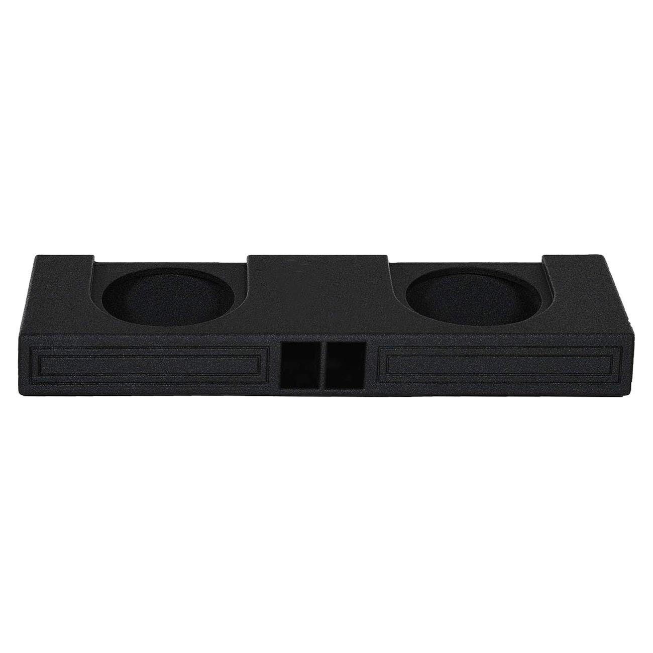 Qpower QBOMB Dual 12" Vented Empty Box Behind Seat Mount