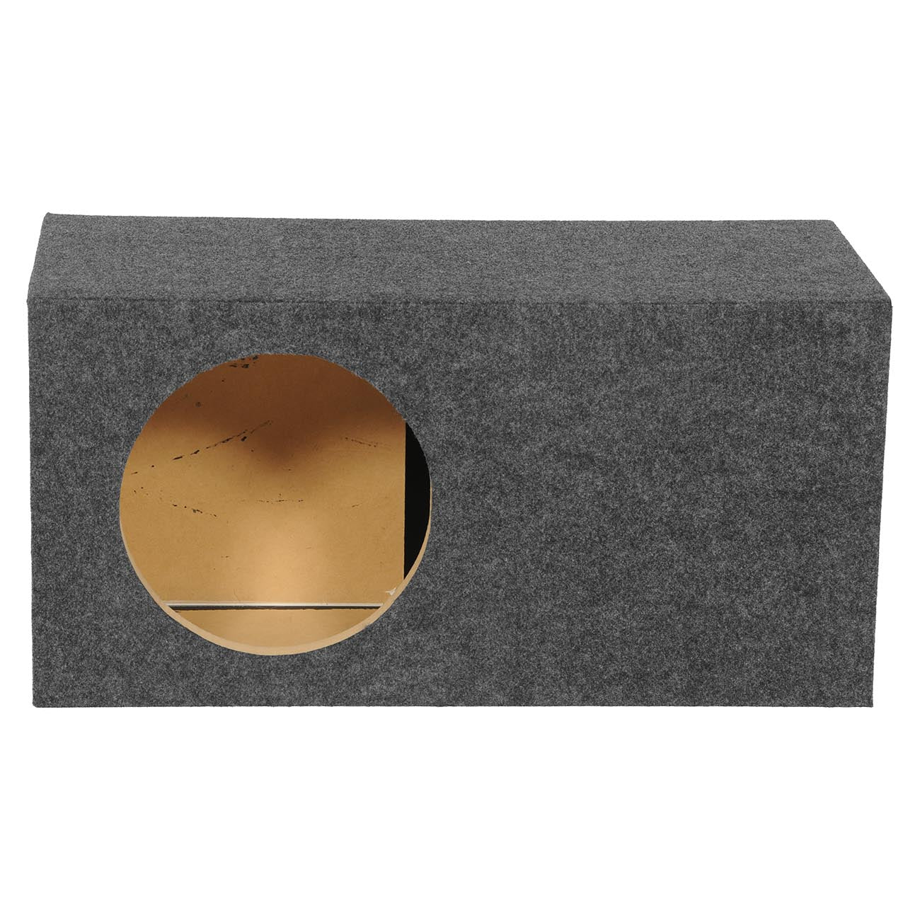 Qpower Single 12" Side Ported SPL Xtra Large Heavy Duty Empty Woofer Box