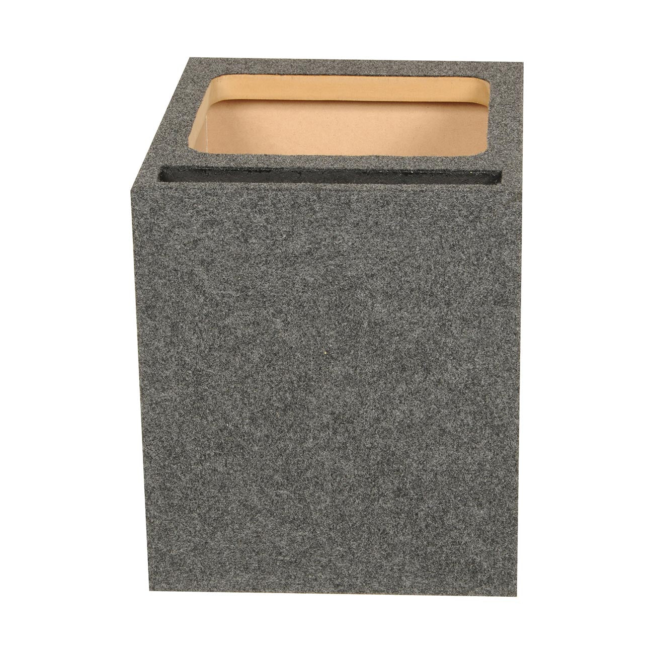 QPower Single Square 12" Slot Ported Empty Woofer Enclosure