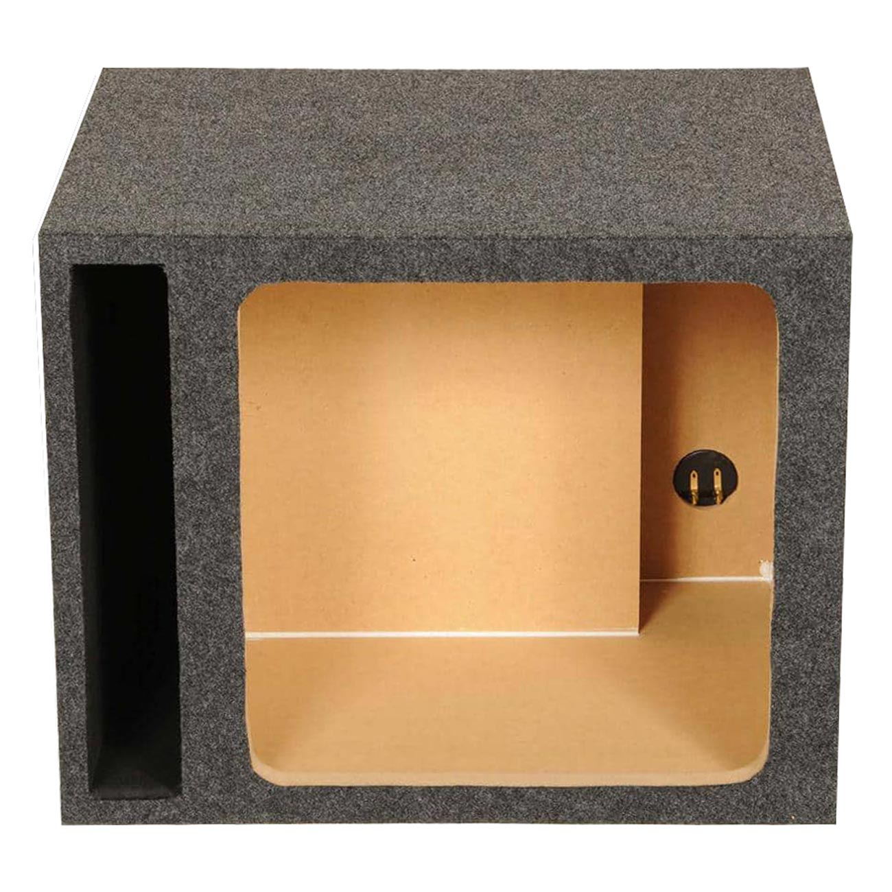 Qpower Single Square 15‚Ä≥ Slot Ported Empty Woofer Enclosure