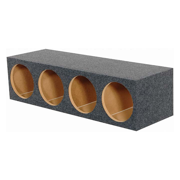 QPower Quad 12‚Ä≥ Sealed Heavy Duty Empty Woofer Enclosure