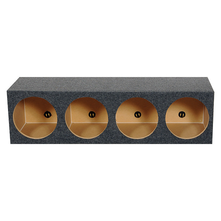 QPower Quad 12‚Ä≥ Sealed Heavy Duty Empty Woofer Enclosure