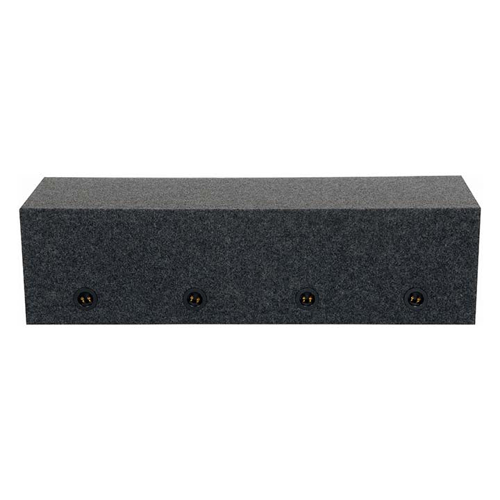 QPower Quad 12‚Ä≥ Sealed Heavy Duty Empty Woofer Enclosure