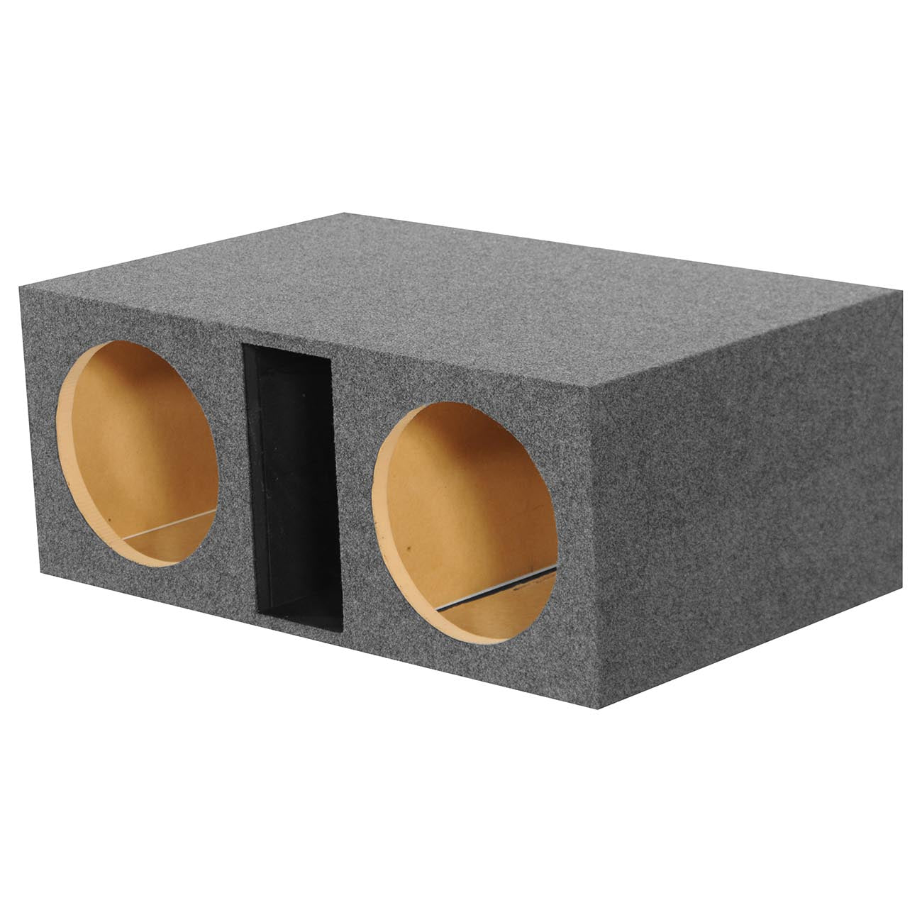 QPower Dual 12‚Ä≥ Large Slot-Ported Heavy-Duty Empty Woofer Box