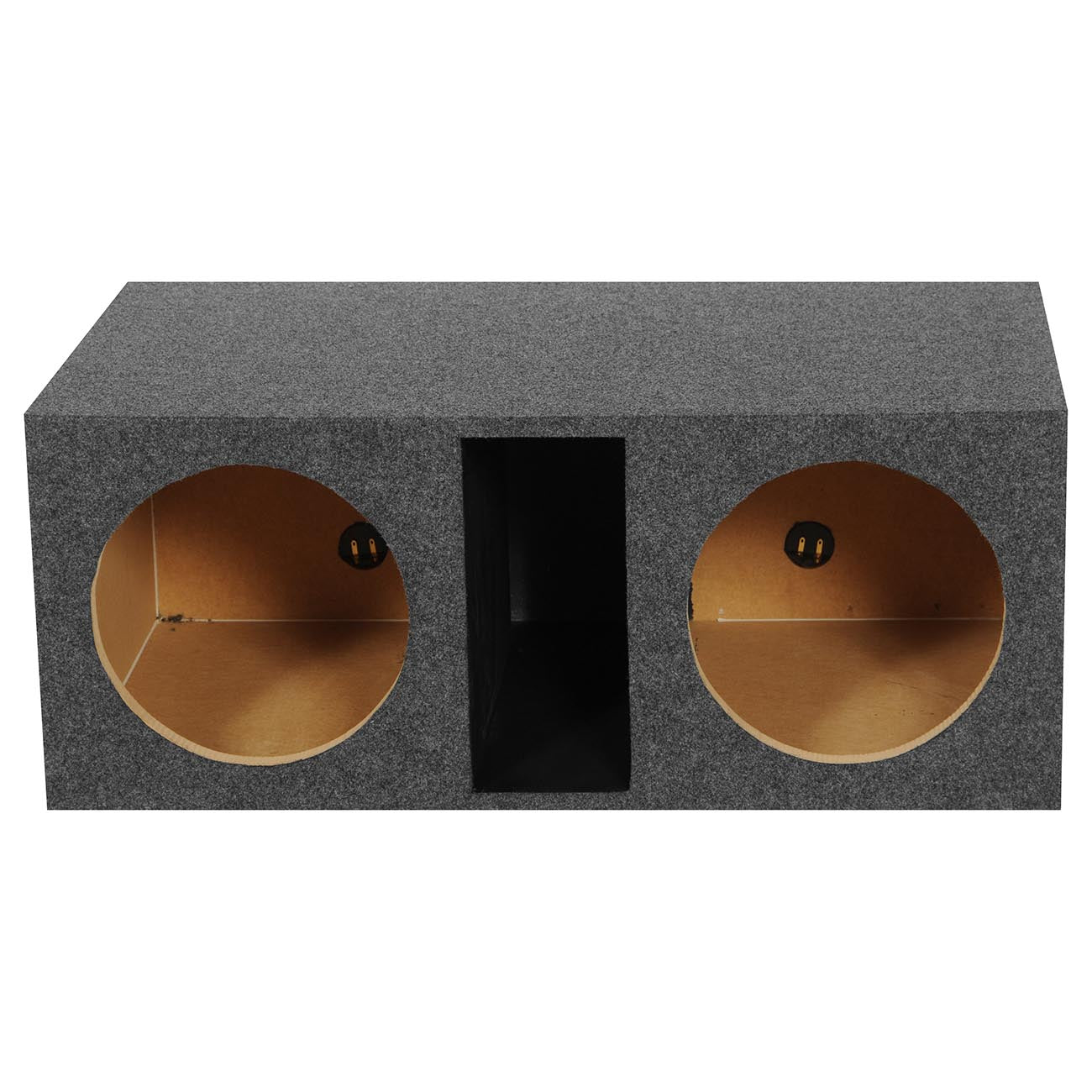 QPower Dual 12‚Ä≥ Large Slot-Ported Heavy-Duty Empty Woofer Box