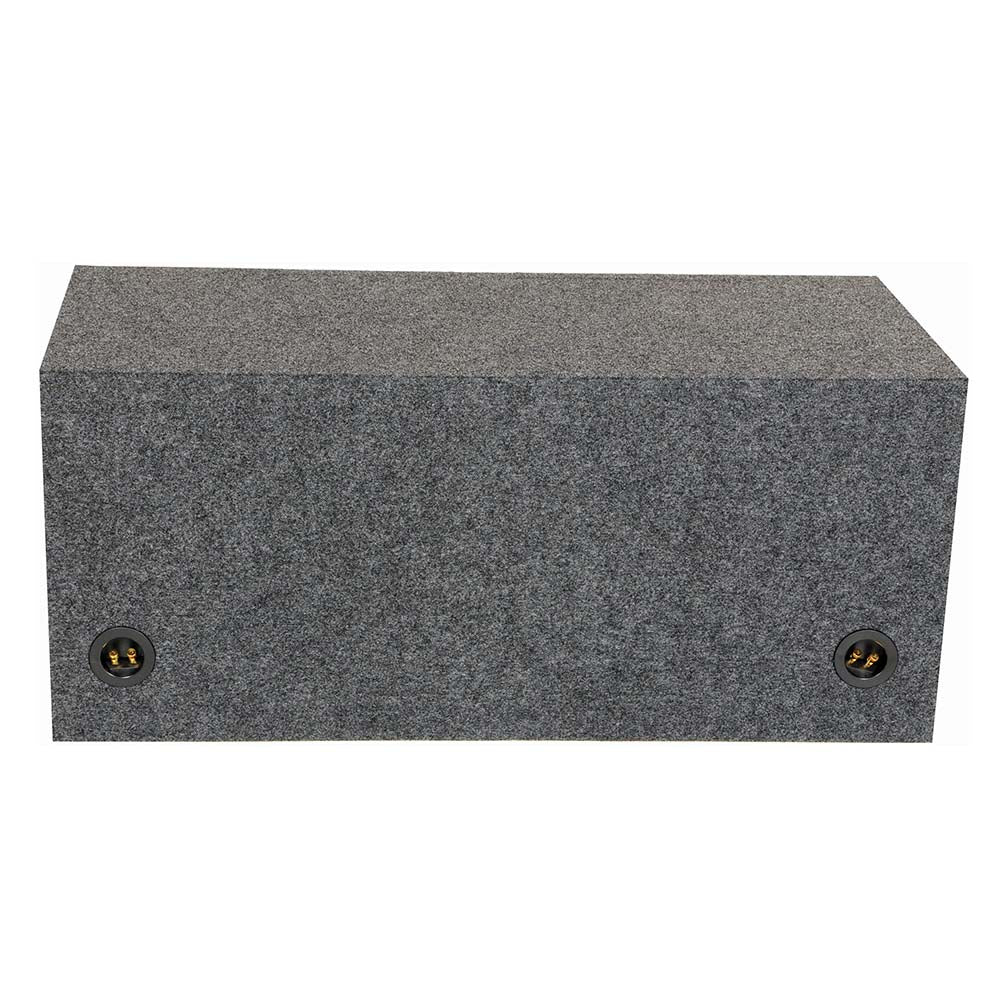 Qpower 2 Hole 15" Vented Woofer Box with 1" MDF face