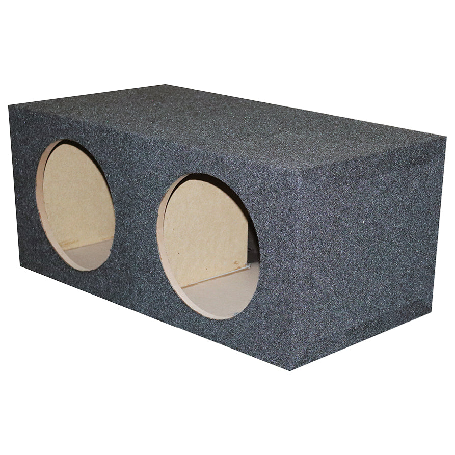 Dual 15‚Ä≥ Sealed Heavy Duty Square Empty Woofer Box