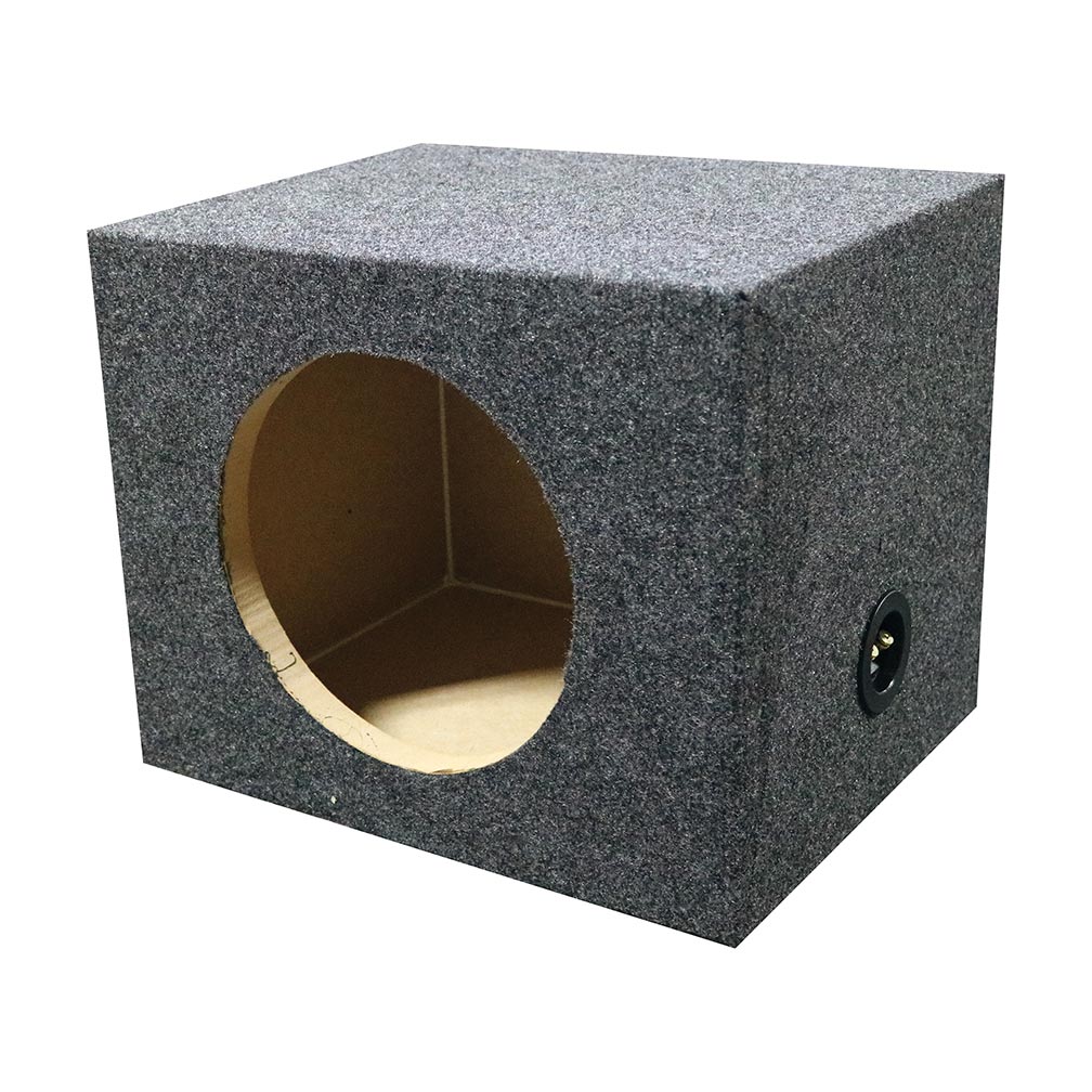 QPower Single 10‚Ä≥ Heavy Duty Sealed Empty Woofer Box