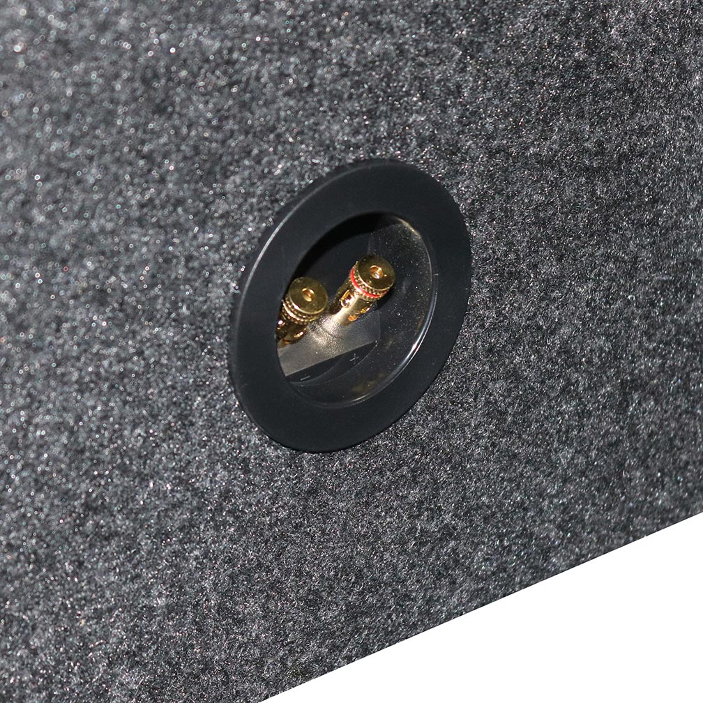 QPower Single 10‚Ä≥ Heavy Duty Sealed Empty Woofer Box