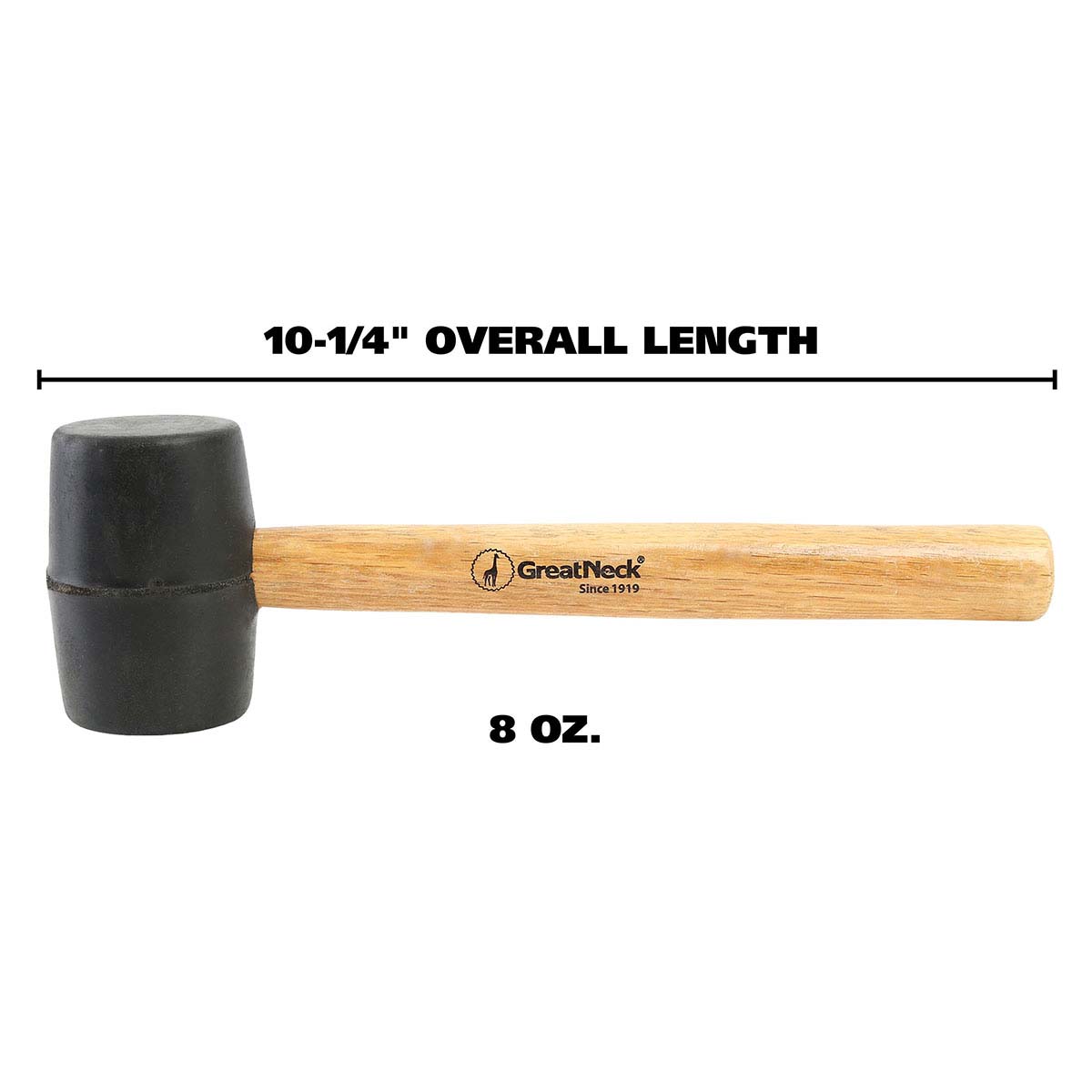 GreatNeck 8 Oz. Rubber Mallet