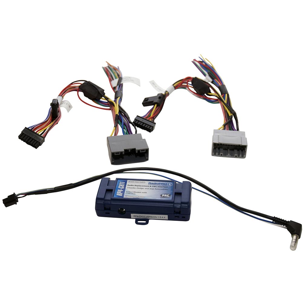 PAC Radio Replacement Interface for ‚Äô04-‚Äô18 Chrysler/Dodge/Jeep Vehicles with CAN bus