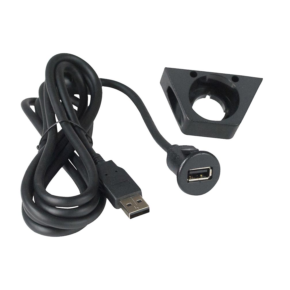 PAC 6‚Ä≤ USB Extension Cable with Dash Mount