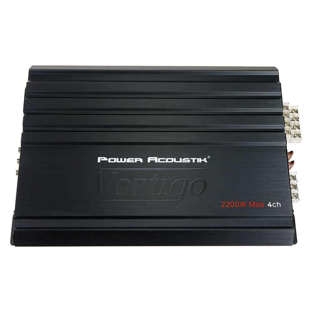 Power Acoustik Vertigo Series 4 Channel Amplifier 2200W Max