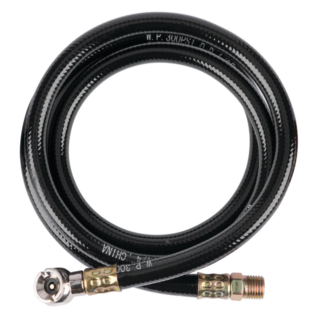 Performance Tool 4' PVC Air Hose with Tire Chuck
