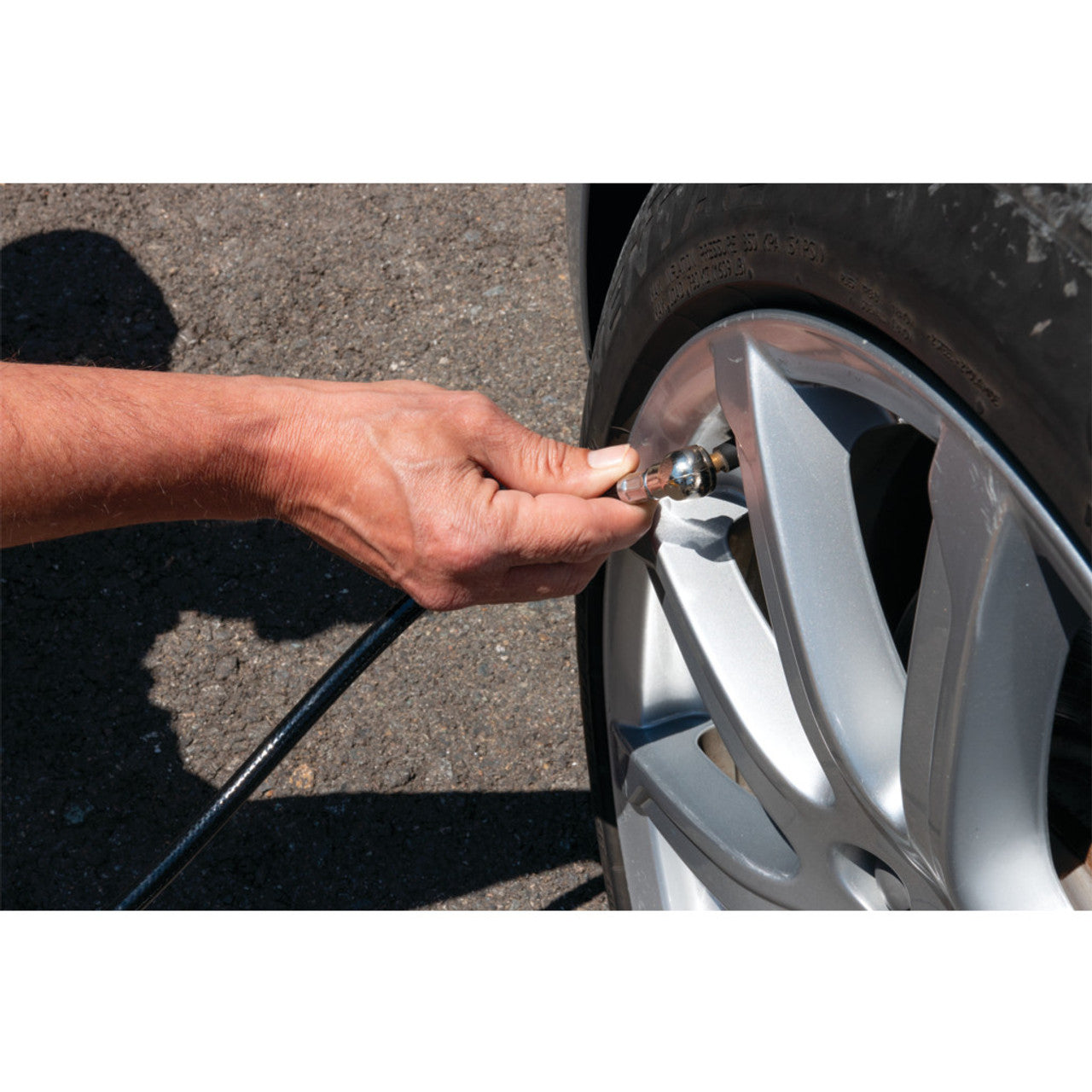 Performance Tool 4' PVC Air Hose with Tire Chuck