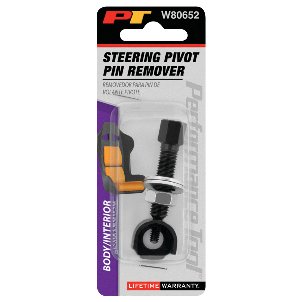 Performance Tool Pivot Pin Steering Wheel Puller for Tilt or Telescoping Columns