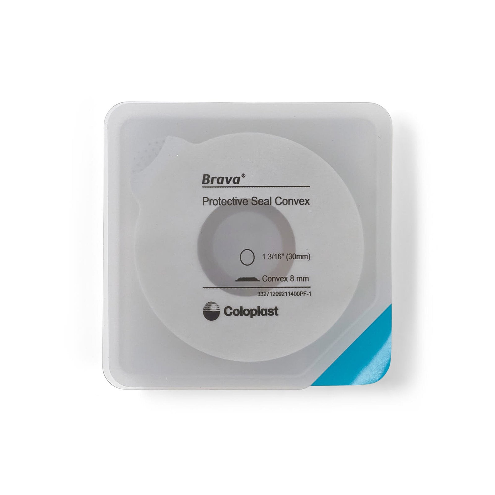 Coloplast - Ostomy Seal Brava® Convex, Starter Hole 1-3/16 Inch (30mm) [10/BX]