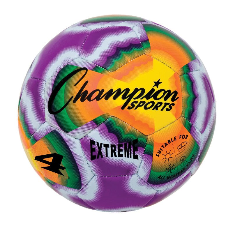 CHAMPION SPORTS - Extreme Tiedye Soccerball, Size 4
