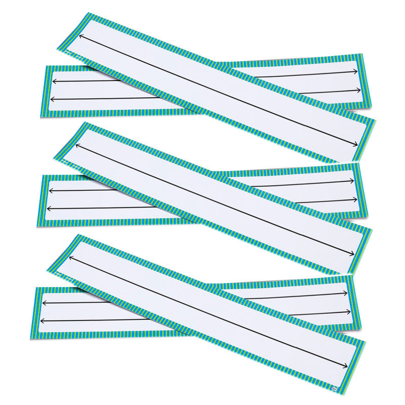 DIDAX - Blank Student Number Lines, 10 Per Pack, 3 Packs