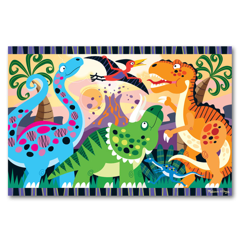 MELISSA & DOUG - Dinosaur Dawn Floor Puzzle