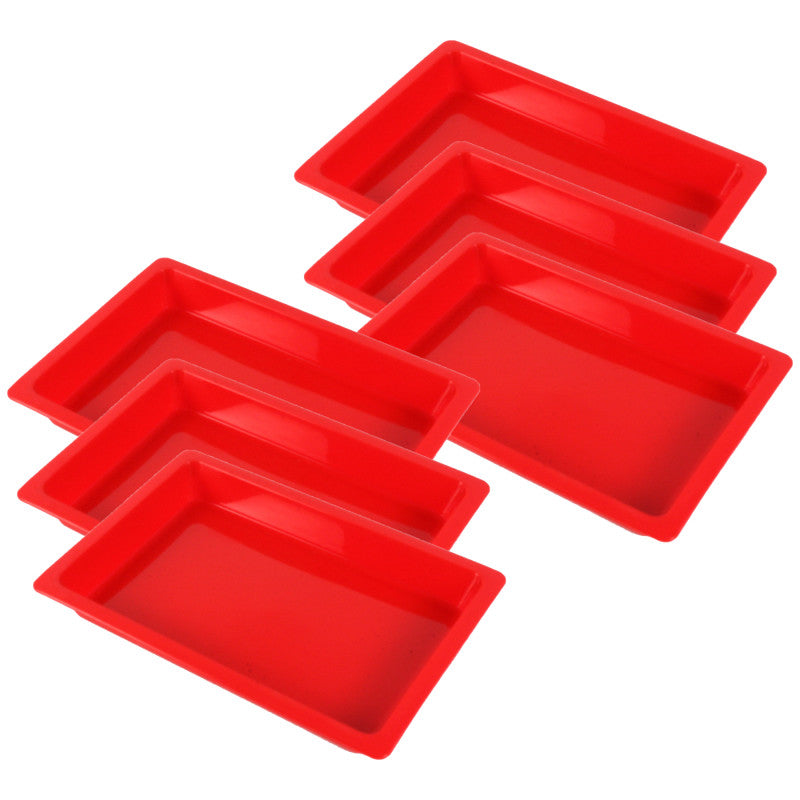 ROMANOFF - Small Creativitray®, Red, Pack of 6