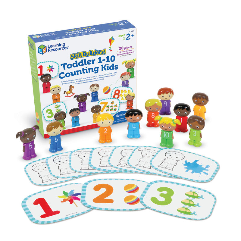 LEARNING RESOURCES - Skill Builders! Toddler 1-10 Counting Kids