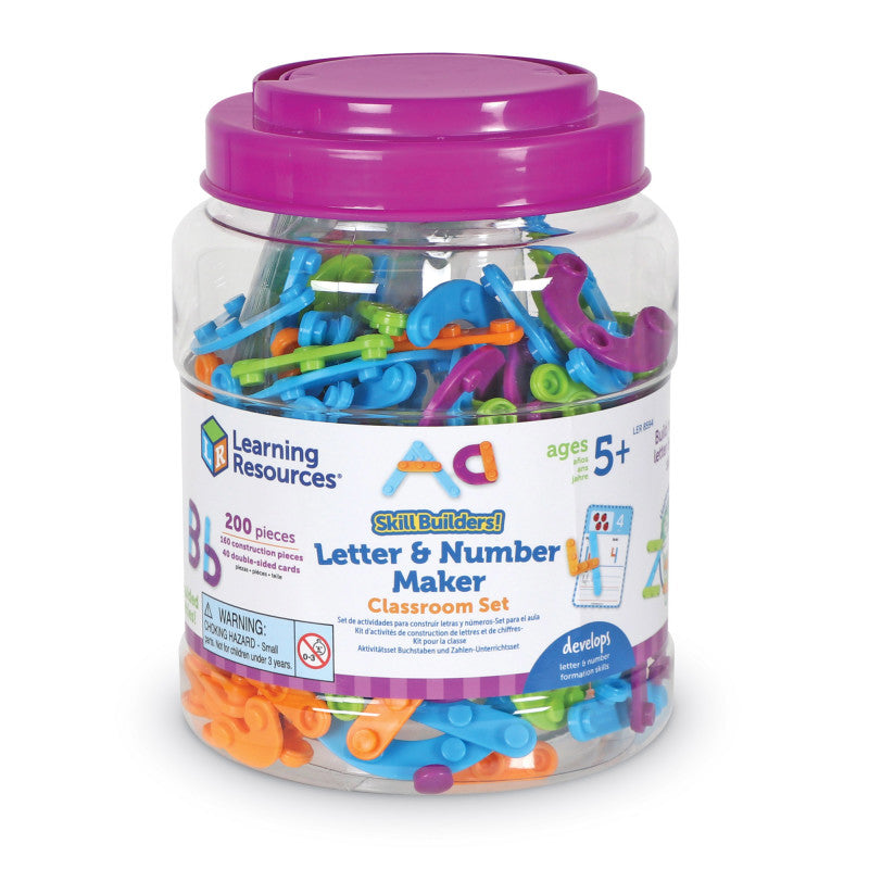 LEARNING RESOURCES - Letter & Number Maker Classroom Set