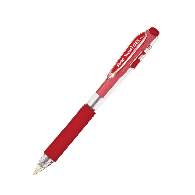 PENTEL - WOW!™ Gel Pen, Red, Pack of 24