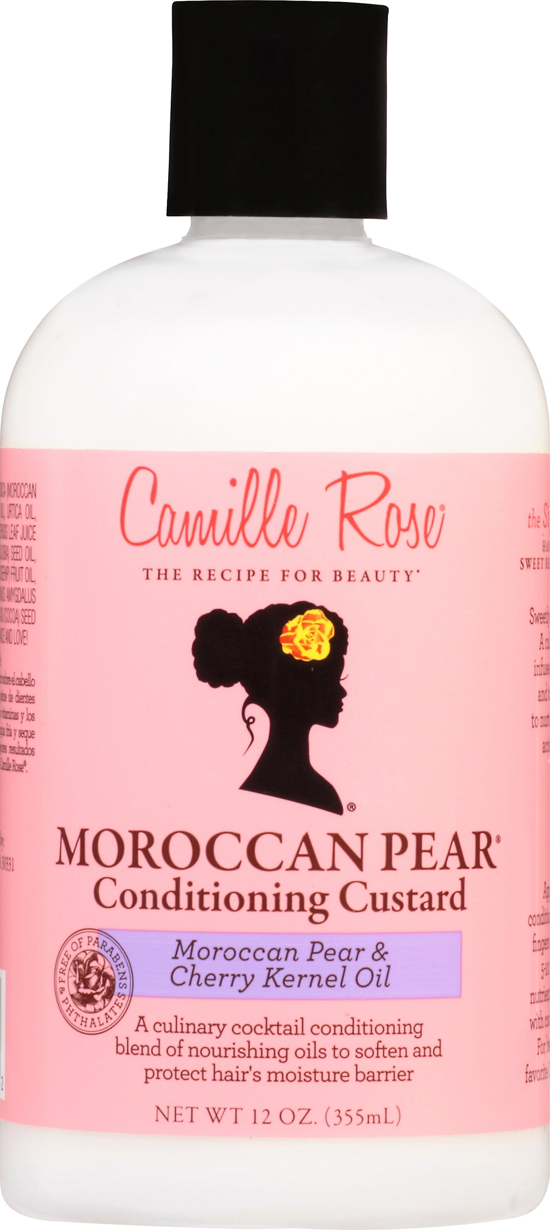 Camille Rose Moroccan Pear & Cherry Kernel Oil Conditioning Custard 12 oz - Case of 1